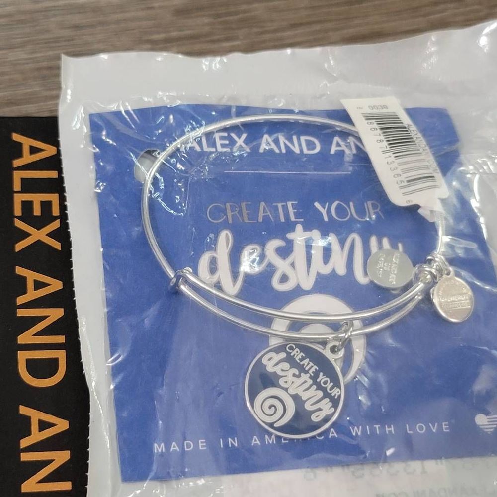 Alex and Ani create your own destiny charm bracelet